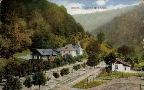 Ak Busteni Große Walachei Rumänien, Blick auf den Tunnel