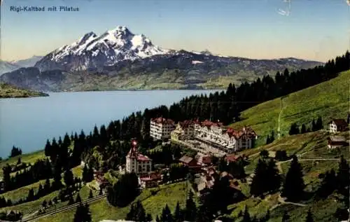 Ak Rigi Kaltbad Kanton Luzern, Panorama, Pilatus