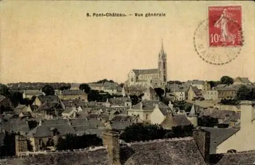 CPA Pont du Château Puy-de-Dôme, vue générale
