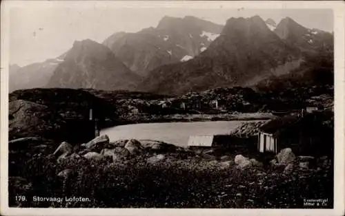 Ak Storvågan Lofoten Norwegen, Panorama