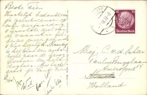 Ak Walchsee in Tirol, schöne Detailansicht