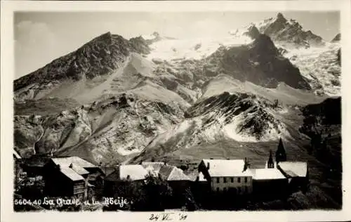 Ak La Grave Hautes Alpes, Teilansicht
