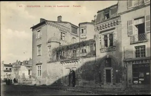 Ak Toulouse Haute Garonne, Hotel de Lasbordes, Fassade, s Gebäude, städtische Architektur