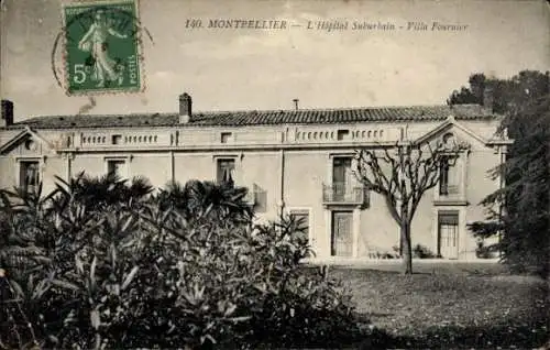 Ak Montpellier Hérault,  L'Hôpital Suburbain - Villa Fournier, 