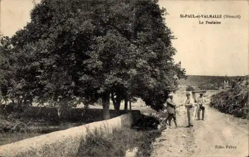 Ak St-Paul-et-Valmalle Hérault, Fontaine