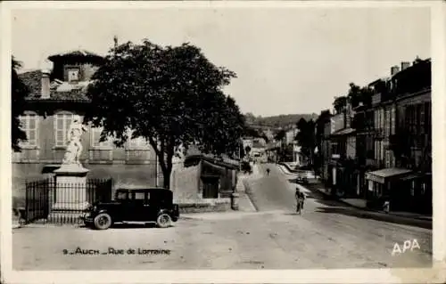Ak Auch Gers, Rue de Lorraine