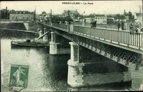 Ak Choisy le Roi Val de Marne, Brücke