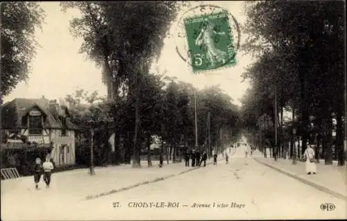 Ak Choisy le Roi Val de Marne, Avenue Victor Hugo