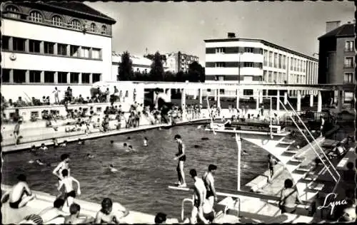 Ak Saint Ouen Seine Saint Denis, Schwimmbad