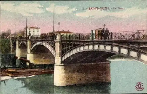 CPA Saint-Ouen Seine-Saint-Denis, Pont