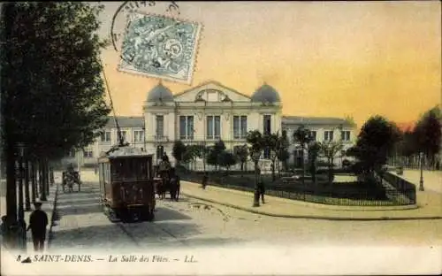 Ak Saint Denis Seine Saint Denis, La Salle des Fetes