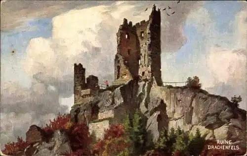 Ak Königswinter, Ruine Drachenfels