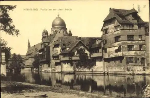 Ak Nürnberg, Insel Schütt