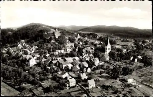 Ak Oerlinghausen in Lippe, Luftaufnahme von  Teutoburger Wald, viele Häuser