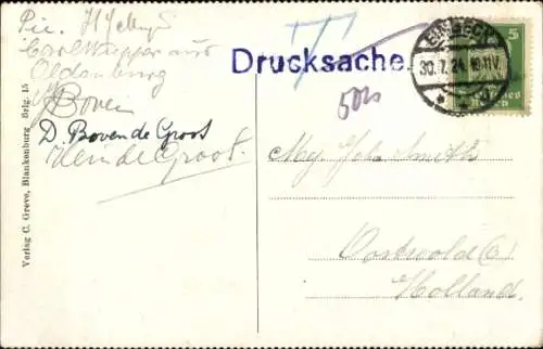 Ak Braunlage im Oberharz, Stadtansicht, Collieweg, Häuser, Wald, Eisenbahn