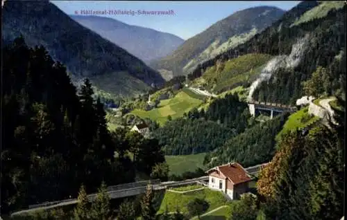 Ak Breitnau im Schwarzwald, Höllental, Höllsteig