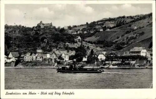 Ak Linz am Rhein, Linzhausen, Burg Ockenfels