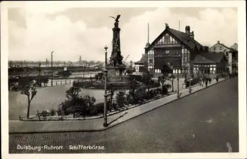 Ak Duisburg im Ruhrgebiet, Schifferbörse