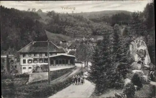 Ak Triberg im Schwarzwald, Gesamtansicht