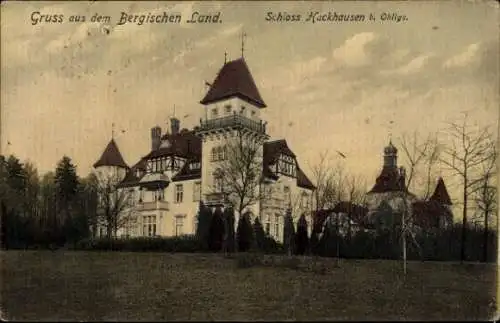 Ak Ohligs Solingen Bergisches Land, Schloss Hackhausen