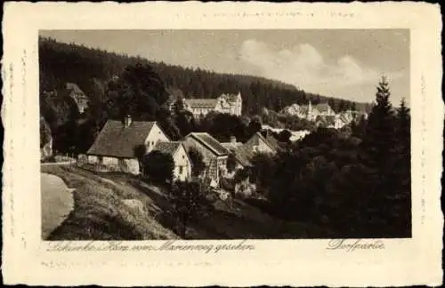 Ak Schierke Wernigerode im Harz, Blick auf  Marienweg, Landschaft mit Häusern