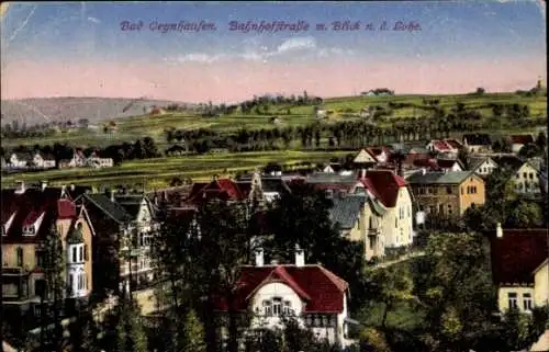 Ak Bad Oeynhausen in Westfalen, Lohe, Bahnhofstraße