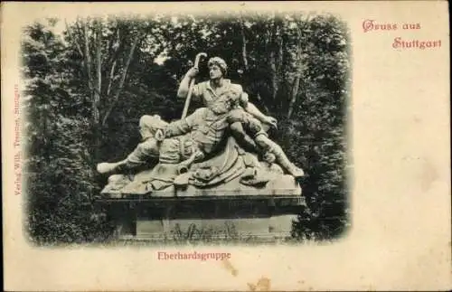Ak Stuttgart am Neckar, Eberhardsgruppe