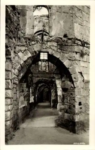 Ak Oybin in der Oberlausitz, Torbogen, Kreuzgang, Berg Oybin