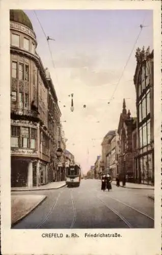 Ak Krefeld am Niederrhein, Friedrichstraße