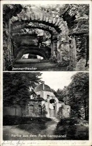 Ak Wonsees in Oberfranken, Park Sanspareil, Sommertheater