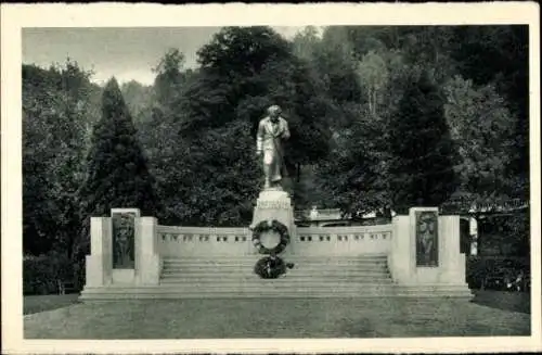 Ak Karlovy Vary Karlsbad Stadt, Beethovendenkmal