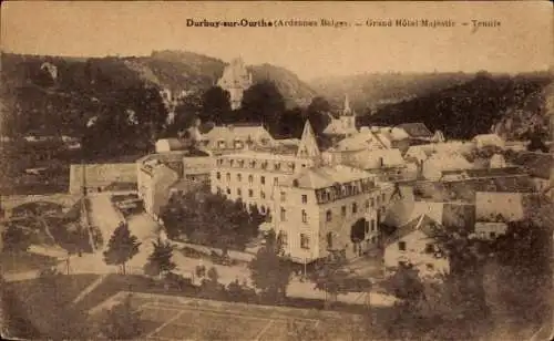 Ak Durbuy Wallonien Luxemburg, Grand Hotel Majestic, Tennis