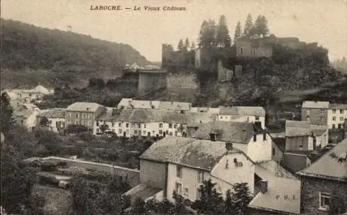 Ak Laroche La Roche en Ardennes Wallonien Luxemburg, Le Vieux Chateau
