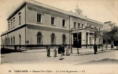 Ak Port Said Ägypten, General Post Office