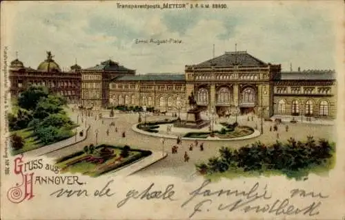 Halt gegen das Licht Litho Hannover, Ernst-August-Platz