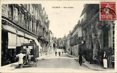 Ak Saumur Maine et Loire, Rue Dacier