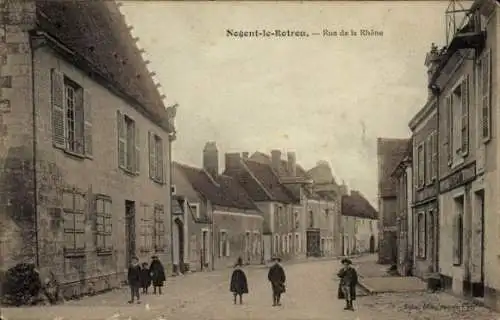CPA Nogent-le-Rotrou Eure-et-Loir, Rue de la Rhône