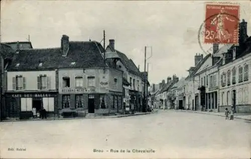 Ak Brou Eure et Loir, Rue de la Chevalerle