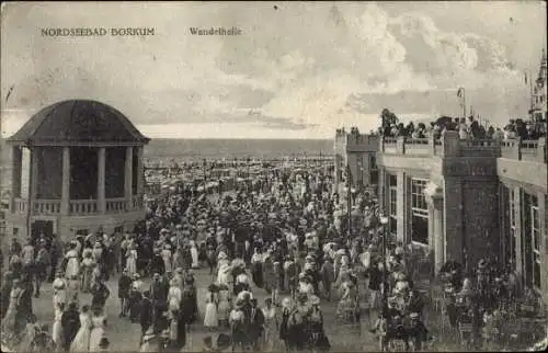Ak Nordseebad Borkum in Ostfriesland, Wandelhalle