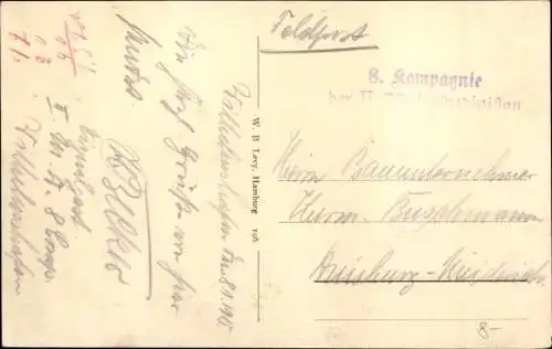 Ak Deutsche Kriegsschiffe, II. Geschwader in Kiellinie