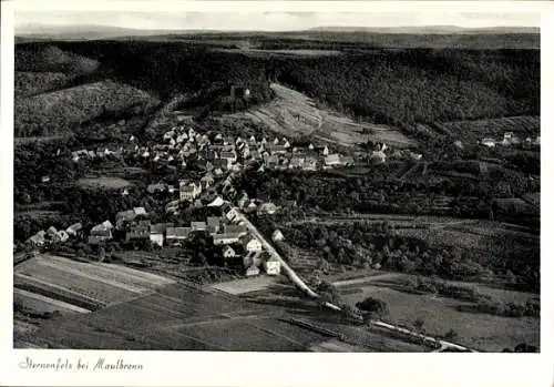 Ak Sternenfels in Württemberg, Fliegeraufnahme