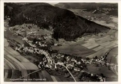 Ak Egesheim in Württemberg, Fliegeraufnahme, Heuberg