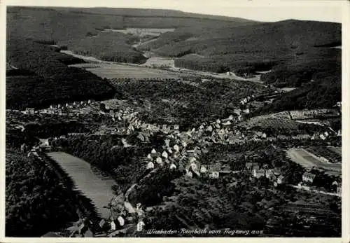 Ak Rambach Wiesbaden in Hessen, Fliegeraufnahme