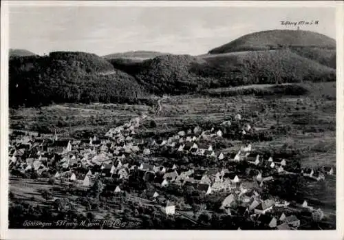 Ak Gönningen Reutlingen in Württemberg, Fliegeraufnahme, Roßberg