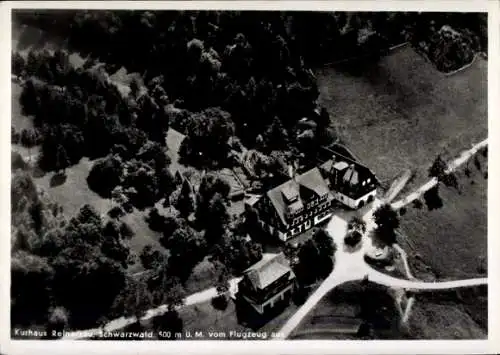 Ak Reinerzau Alpirsbach im Schwarzwald, Fliegeraufnahme, Kurhaus