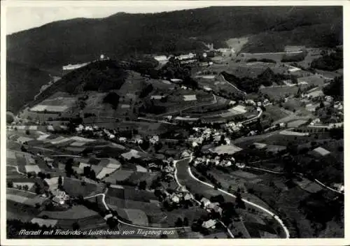 Ak Marzell im Schwarzwald, Fliegeraufnahme, Friedrichsheim, Luisenheim