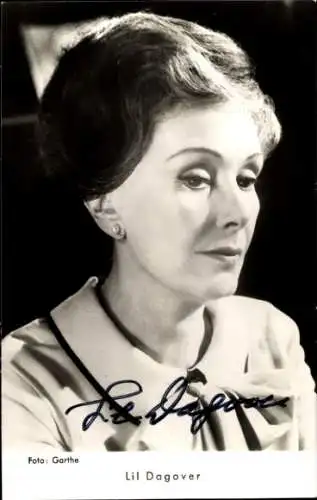 Ak Schauspielerin Lil Dagover, Portrait, Autogramm