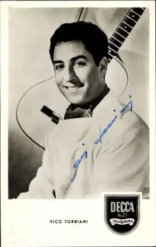 Ak Sänger Vico Torriani, Portrait