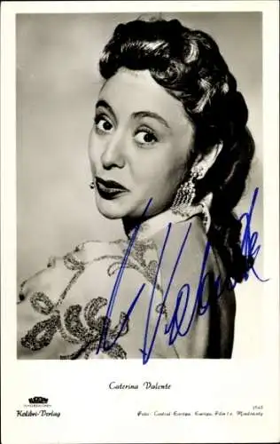Ak Sängerin Caterina Valente, Portrait, Kolibri Verlag