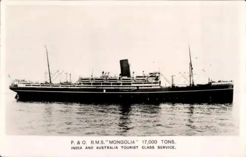 Ak P&O Dampfschiff RMS Mongolia